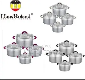 3set Haus Roland Heavy Stainless Steel Pot