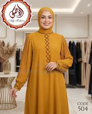 Elegance Pleated Sleeve Dress