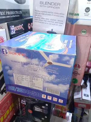 Original Solar Sonik 56 Inches Ac and Dc Long Blade Celine Fan