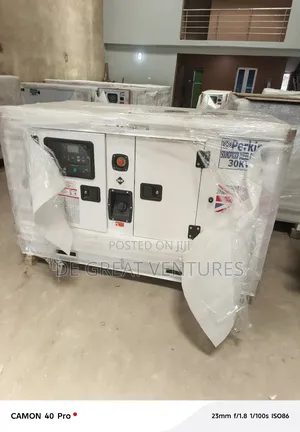 Brand New Perkins 30kva Soundproof Diesel Silent Lister Generator