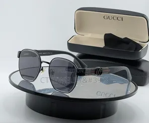 High Gucci Luxury Style Aviator Shades, Men's Fashion Sunglasses