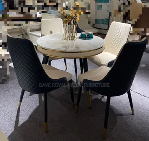 Quality Marble Dining Table by 4 Seaters