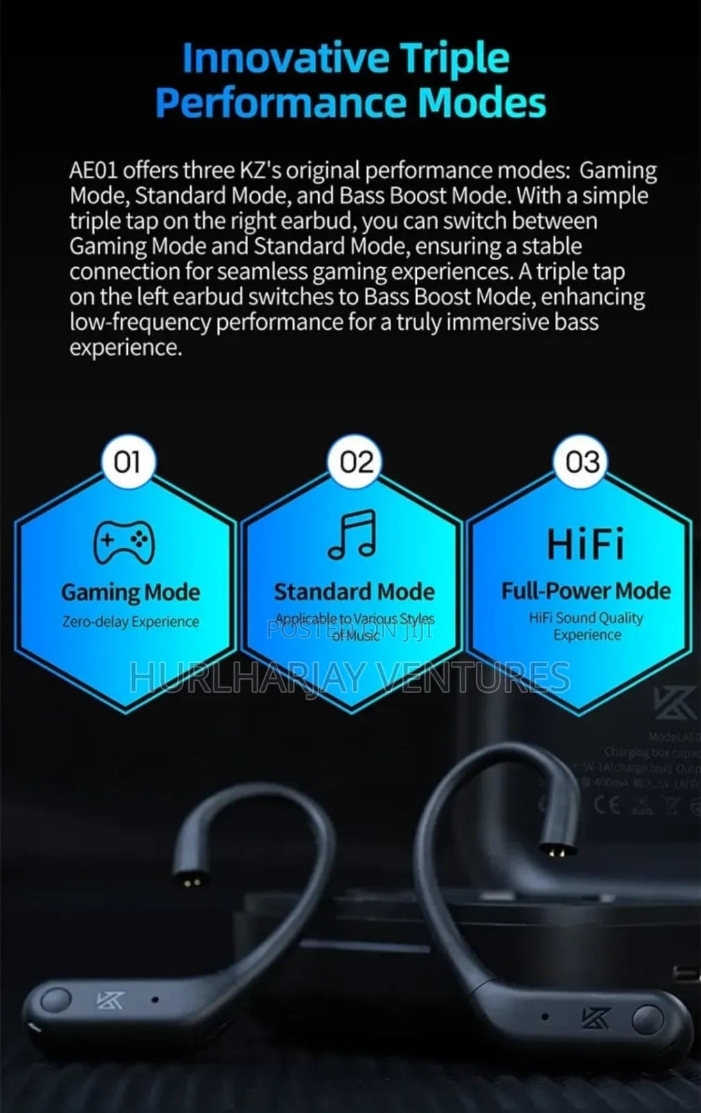 Kz Ae01 Wireless Ear Hook Module