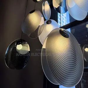 Modern Minimalist Glass Dining Room Lamp, Single-Nordic Bedroom