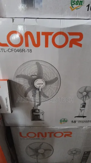 Lontor 18inches Rechargeable Mist Fan