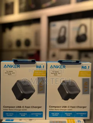 Anker Nano Charger (45w) Compact Usb-C Fast Charger