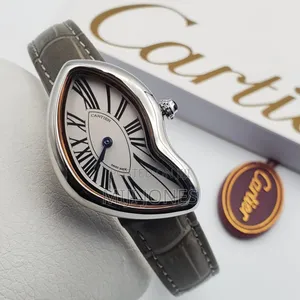 *Elegant Cartier Replica Ladies Watch – Leather Strap Quartz*