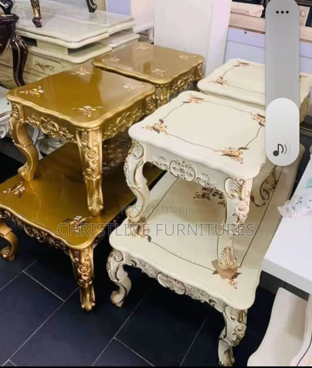 Quality Royal Center Table With Two Side Stool