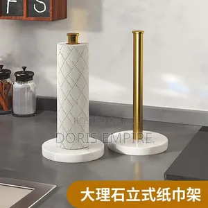 Luxury Gold Marble Base Kitchen Paper Holder