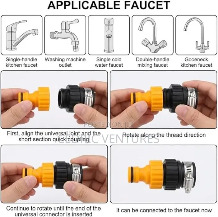 Universal Hose Mixer Kitchen Tap Connector