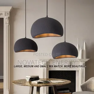 Black Colour Wabby Sabby Pendant Light