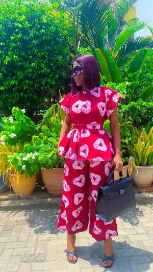 Peplum Top and Three-Quarter Trouser - Style 309