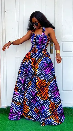 Ankara Dungaree Set - Style 785