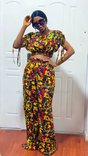 Crop Top and Trousers - Style 893