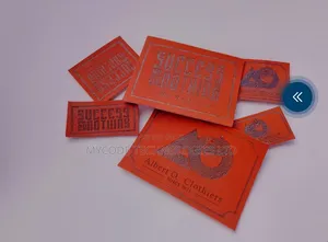 Custom Leather Patches for Clothing Brands