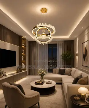 Ceiling Mounted Led Chandelier Slick Design