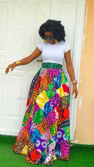 Palazzo Patch Skirt - Style 777