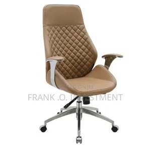 Executive Swivel Office Chair - Tan Brown