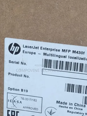 Hp Laserjet Enterprise M430f Multifunctional Printer