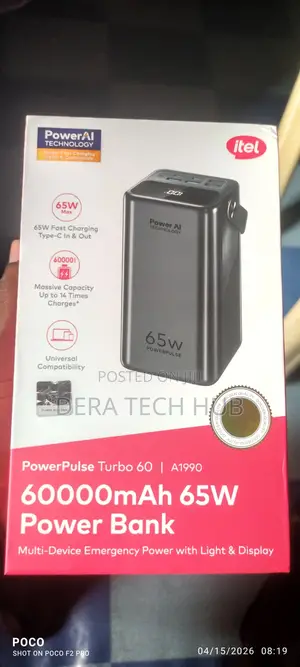 Itel 60000mah Power Bank