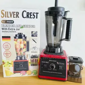 Silver Crest 10000w 2in1 Cup High Speed Multifunctional 4l Blender