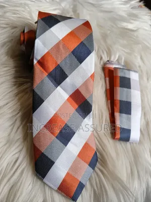 Vintage Office Tie With Hanky