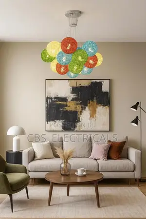 15 Balls Colorful Chandelier