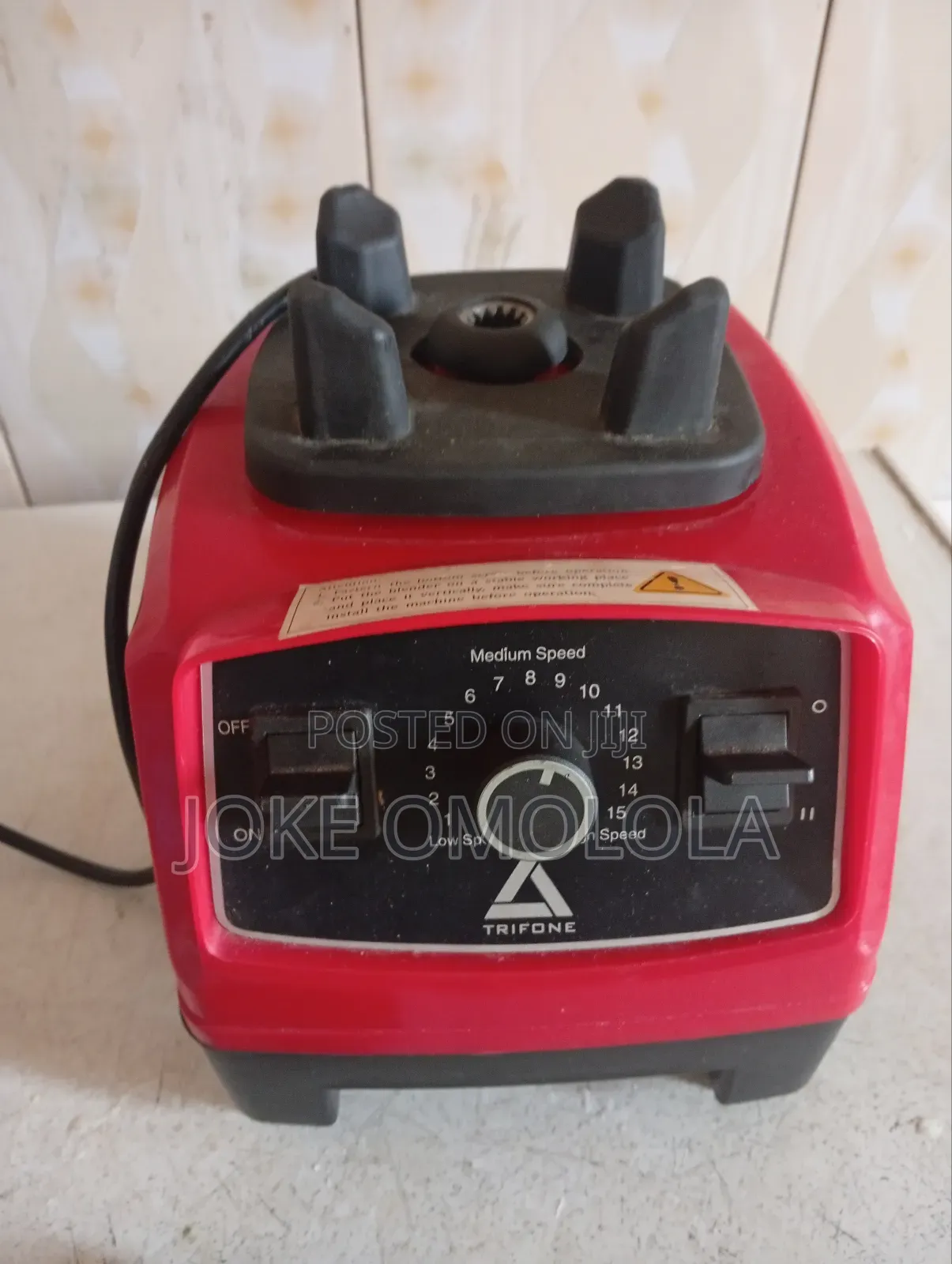 Non Functional Blender Machine