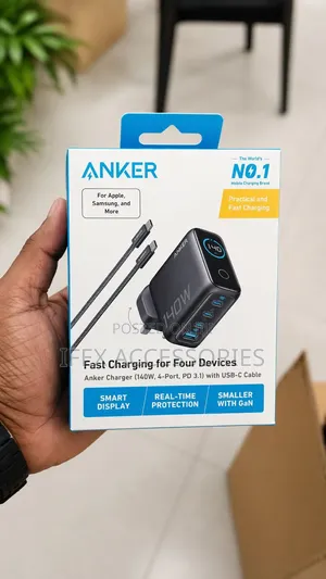 Anker Charger (Fast Charging for Four Devices)