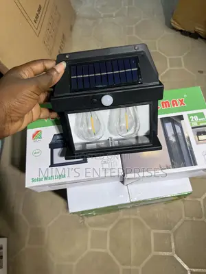Wall Solar Lamp Double Bulb