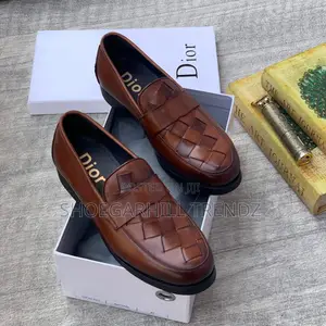 Dior Loafers Woven Shoes in 2 Colours