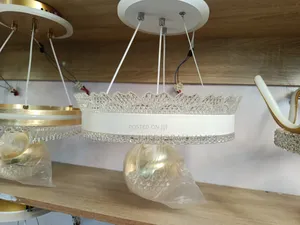 Postmodern Hollow Out Art Pendant Lamp Minimalist Crystal Creative