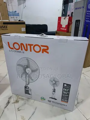 Lontor 18" Rechargeable Fan[Ctl-Cf04r-18]Durable Household Appliance