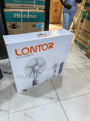 Lontor 18" Rechargeable Fan [Ctl-Cf04r-18]Quiet Rechargeable Home Fan