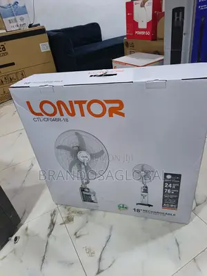 Lontor 18" Rechargeable Fan[Ctl-Cf04r18]Modernrechargeablefanappliance