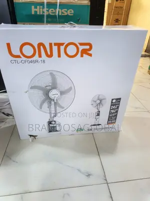 Lontor 18" Rechargeable Fan[Ctl-Cf04r-18]Reliable Battery Backup Fan