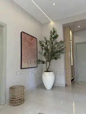 Artificial Wide Olive Tree in Textured Off-White Lake Pot – Home Decor