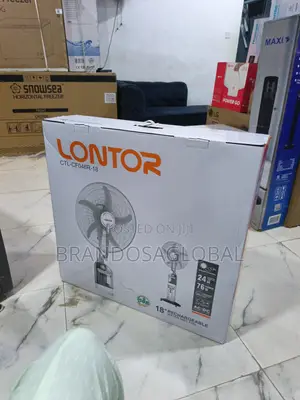 Lontor 18" Rechargeable Fan [Ctl-Cf04r-18]Fast Air Circulation Fan
