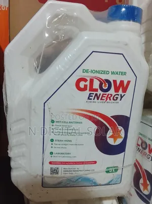 Glow Energy Deionized Water 5l