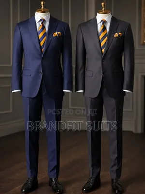 Premium Quality Men's Suit, Shirt and Neck Tie