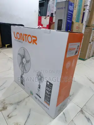 Lontor 18" Rechargeable Fan[Ctl-Cf04r-18]Durable Standing Appliance
