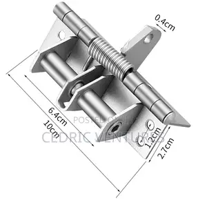 2pcs Self-Closing Door 4" Hinge Spring Positioning Hinge Door Closer