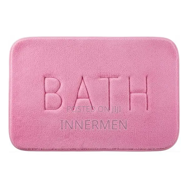 Ultra Soft Memory Foam Bathroom Rug - Pink