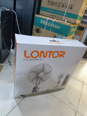 Lontor 18" Rechargeable Fan [Ctl-Cf04r-18]Durable Cooling Appliance