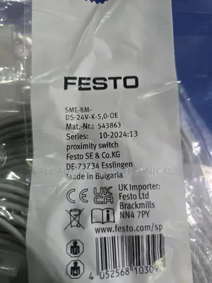 Festo Proximity Sensor | Sme-8m-Ds-24v-K-5,0-Oe | 543863 Reed Switch