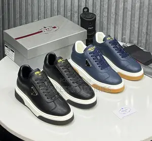 Original Prada Milano Blue / Black Luxury Sneakers