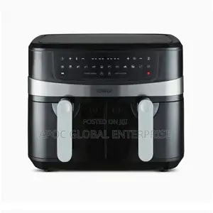 Tower 9l Dual Basket Air Fryer With Digital Control Panel