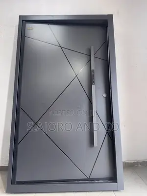 4ft Entrance Security Door +Smart Lock/ Extra Height Single Leaf