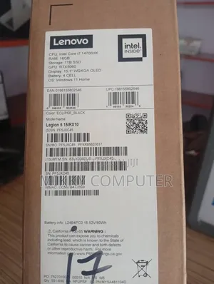 New Laptop Lenovo Legion 5 16GB Intel Core i7 SSD 1T