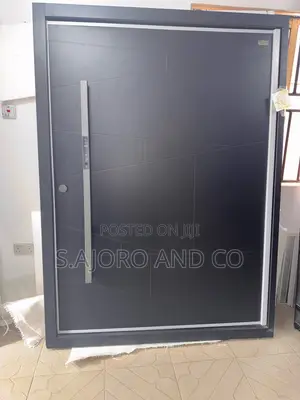5ft×8ft Single Leaf Entrance Pivot Door With Smart Lock